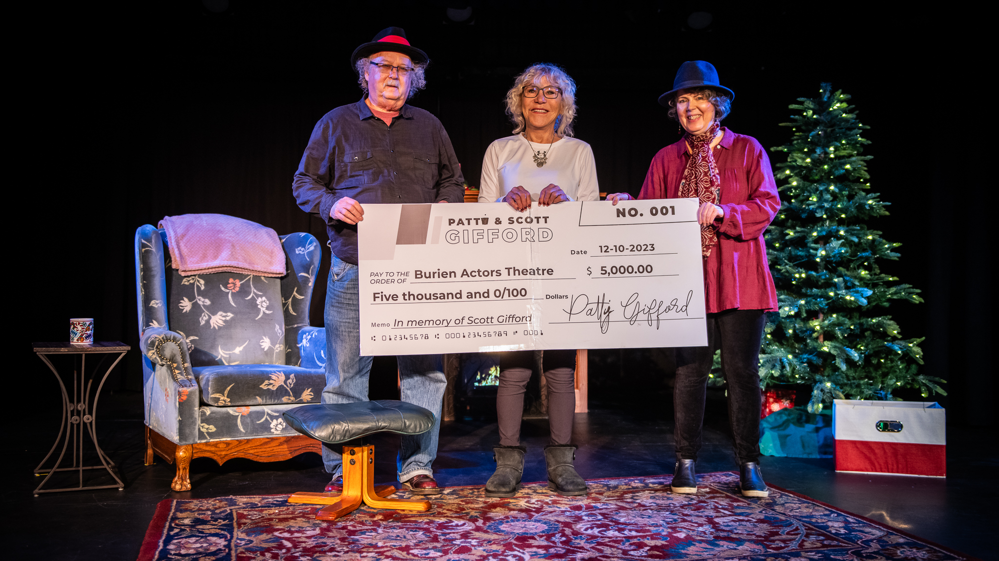 BAT gets a gift! Patti Gifford donates 5000 Westside Seattle